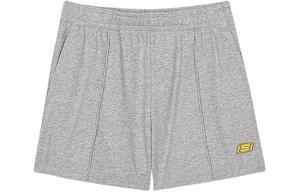 Повседневные шорты женские Medium Heather Gray Skechers, серый
