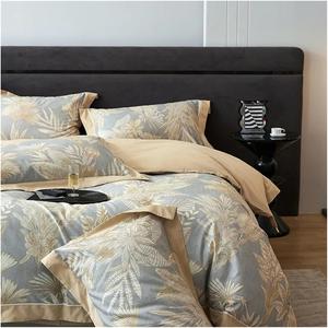 YUSIWOAL Комплект постельного белья из махрового египетского хлопка 1000TC с цветочным принтом Blossom