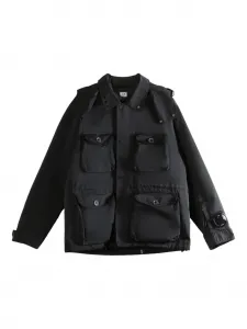 Куртка с капюшоном и множеством карманов C.P. Company, черный