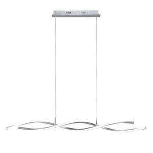 Светодиодный подвесной светильник Paul Neuhaus Polina, сталь - 2-пламенная