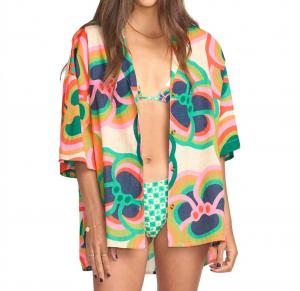 Mami Wata Beach Side Coverup In Mulch Billabong, Mulch