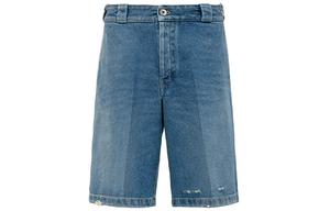 Джинсовые шорты мужские синие Prada, синий