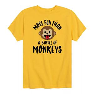 Футболка с рисунком в стиле ретро для мальчиков 8–20 лет Barrel Of Monkeys Licensed Character