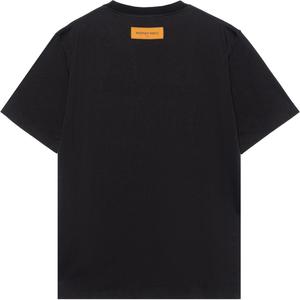 Футболка с вышивкой Louis Vuitton LV, черный