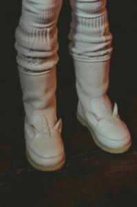 Зимние кожаные детские ботинки Wadudu Special Boots Unicorn Donsje, розовый