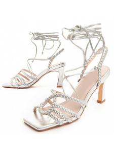 Сандалии Sanddal7 в серебряном цвете Montevita