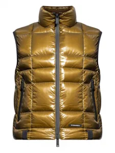 Стеганый жилет DSQUARED2, коричневый