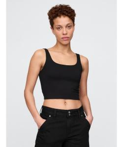 (W) Тканый бюстгальтер-топ из плотной трикотажной ткани