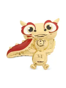 Брошь «Тедди Дракон» MAX MARA, золотой