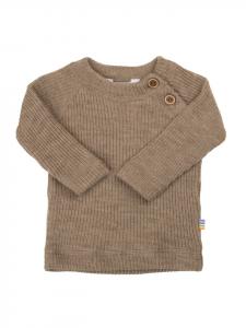 Рубашка с длинными рукавами из мериносовой шерсти бежевого цвета Joha