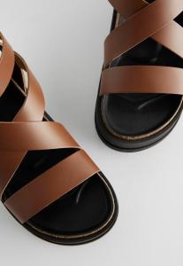 REGULAR FIT Ultra Chunky Next, Сандалии на платформе коричнево-коричневый