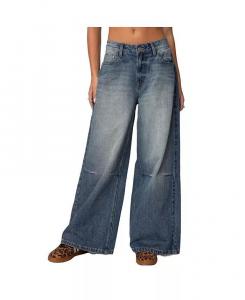 Женские джинсы Skater Girl Washed Low Rise Edikted, синий