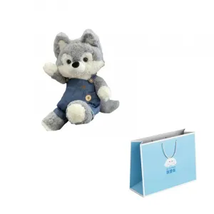 Лесной стильный и красивый бег с плюшевой куклой хаски 35см/50см высота Nodding Bud Bug