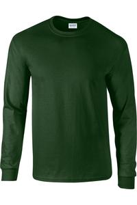 Лонгслив Gildan Ultra Cotton, зеленый