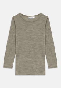 Топ Name it NMNWAX WOOL RIB TOP, Dried Sage/Khaki