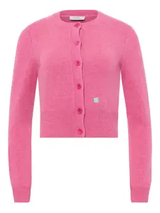 Кардиган с вышитым логотипом JW ANDERSON, розовый