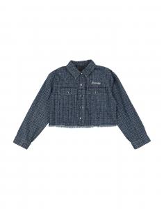 Джинсовая куртка для девочек Givenchy, синий