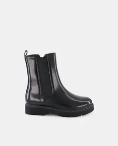 Высокие ботинки Chelsea для девочки с застежкой-молнией и круглым носком Kids El Corte Inglés, черный