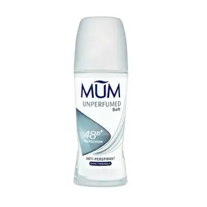 Шариковый дезодорант-антиперспирант без запаха, 48 часов Unperfumed Soft Mum, 50 ml