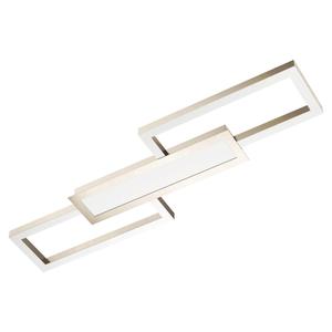 Потолочный светодиодный светильник, с регулировкой яркости, степень защиты IP20 Eglo, белый/никелированный