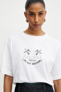 Майка из хлопка Max&Co., белый