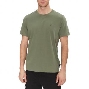 Футболка с логотипом на заплатке Moose Knuckles, зеленый