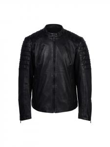 Trueprodigy Черная байкерская куртка Dash