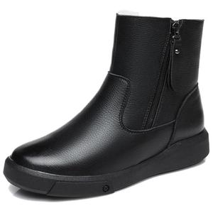 Devanro Теплые, износостойкие, нескользящие, короткие зимние ботинки, женские, черные