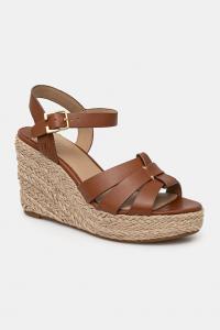 Кожаные сандалии Soffia Espdr Lauren Ralph Lauren, коричневый