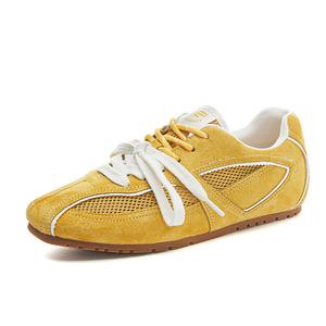 Износостойкие, легкие, нескользящие, низкие повседневные туфли для женщин SENJIALUO, Yellow