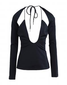 Топ The Attico, черный