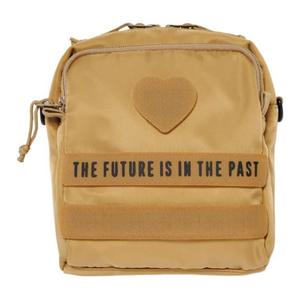 HUMAN MADE Нейлоновая сумка через плечо большая унисекс светло-коричневая, Light Umber