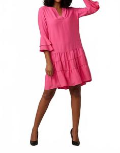 Многоярусное платье в цвете малиновый Joseph Ribkoff