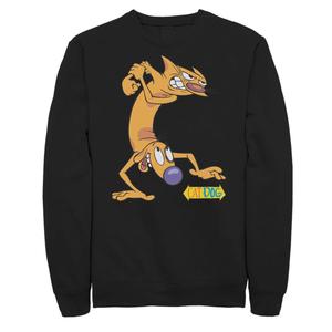 Мужская толстовка Nickelodeon CatDog Tough Guys Licensed Character, черный