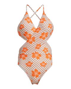 ROXY Купальник MINI HULA WRAP HL коричневый женский