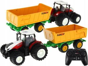 ТРАКТОР С ПРИЦЕПОМ НА Дистанционном Управлении На радиоуправлении Farma Масштаб 1:24 HH POLAND