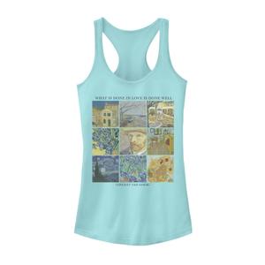 Майка в сетку для юниоров Van Gogh «Что сделано с любовью, то сделано хорошо»