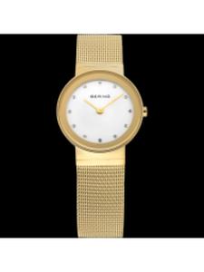 Bering Кварцевые часы в золотом корпусе