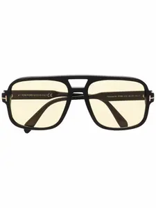 Солнцезащитные очки-пилоты TOM FORD Eyewear, черный