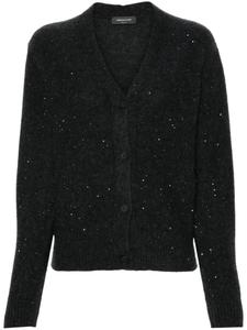 Fabiana Filippi кардиган с пайетками, серый