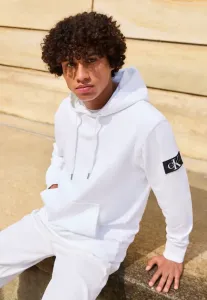 Толстовка с нашивкой Calvin Klein Jeans, Bright White