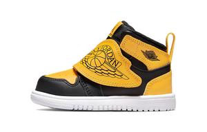 Кроссовки Jordan Sky Jordan 1 Black White University Gold TD