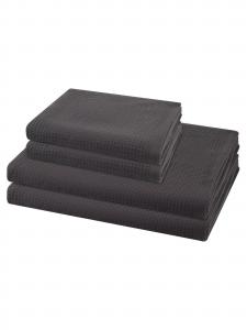 ROSS Полотенце 'Pique' в темно-сером цвете