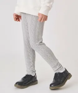 Вязаные жаккардовые леггинсы Ever Closet, цвет Light Gray