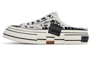 Кеды унисекс с низким верхом черного/белого цвета Xvessel