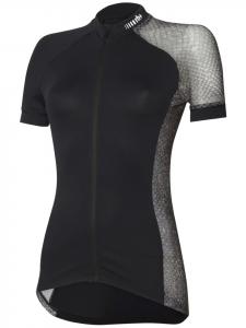 Rh+ Велосипедная майка Elite Evo W Jersey, темно-серая, черная с чешуйчатой текстурой