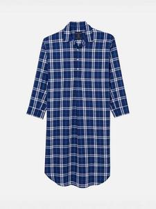 Хлопчатобумажная ночная рубашка British Boxers, цвет Chester Blue