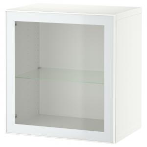 Комбинация настенного шкафа Ikea, 60x42x64 см ,белый / светло-зеленый