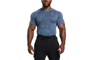 Мужская спортивная одежда Faded Blue/Titanium Blue GYMSHARK, синий