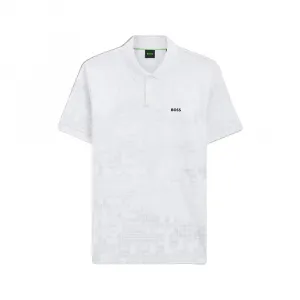 Футболка-поло BOSS PL Clash PLKT 10274933 01, белый